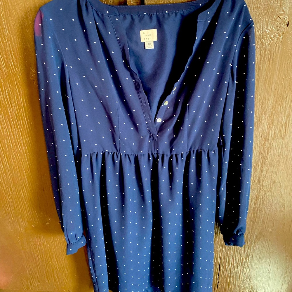 Navy blue dress